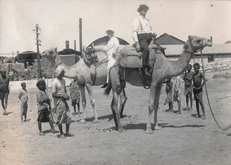 two big men on the camels 573x800